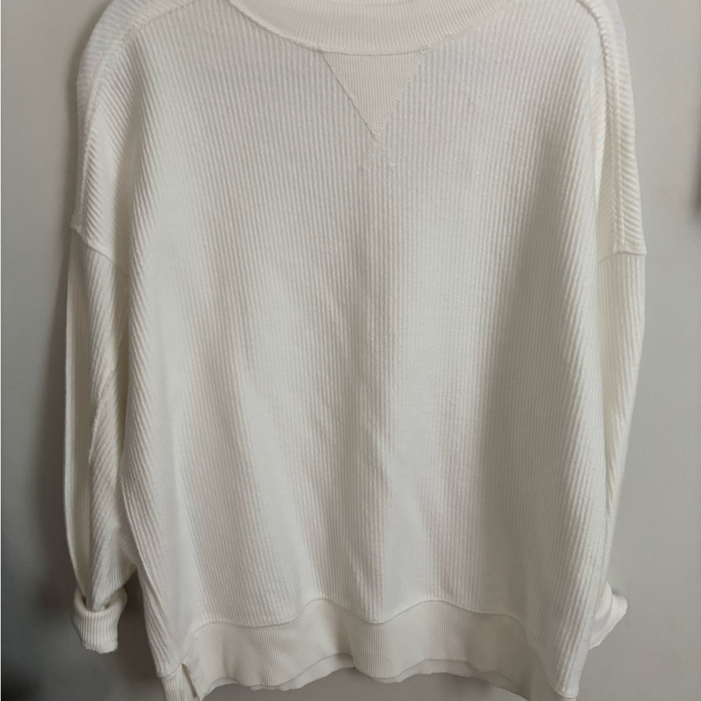 White Aerie Ribbed Sweater